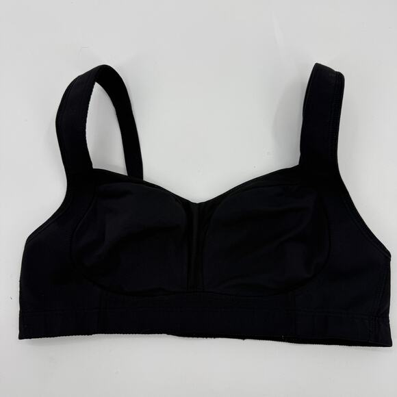 LULULEMON Ta Ta Tamer Black Sports Bra Size 34C Athletic High Impact Adjustable - Picture 1 of 4